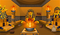 Trouver le trésor caché dans le temple égyptien