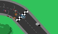 Course de moto sur circuit