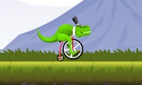 Dinosaure en vélo