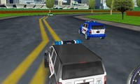 Course de voiture de police 3D