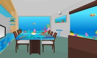 Evasion chambre avec aquarium