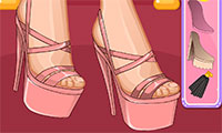 Création de chaussures à talons hauts pour Barbie
