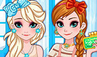 Shopping avec Elsa et Anna
