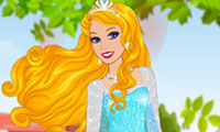 Relooking de Barbie en princesse Disney