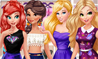 Habillage de 4 Princesses Disney