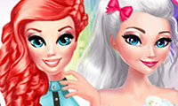 Habiller Ariel et Elsa à New York