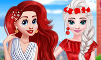 Habiller Elsa et Ariel pour un rendez-vous