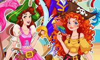 Déguiser les princesses Disney en pirate