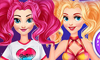 Relooking des princesses Disney en Harley Quinn