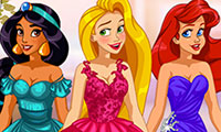 Création de robes pour princesses Disney