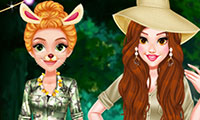 Habiller des princesses pour un safari