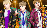 Habillage du groupe de K-pop BTS