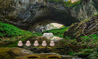 Evasion grotte dans la forêt