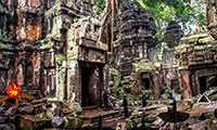 S'échapper des ruines du temple