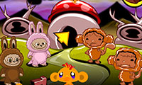 Monkey Go Happy : Stage 968