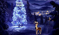 Aider le renne de Noël à s'échapper
