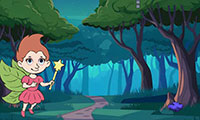 Perdu dans la forêt de la fée