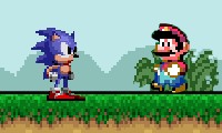 Sonic contre Mario