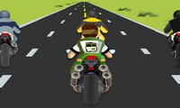 Course de motos Ben 10 en 3D