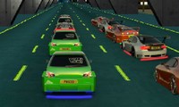 Voiture de course en ville 3D