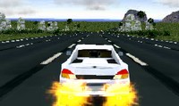 Voiture sur autoroute 3D