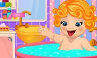 Soin et bain de bébé Emma