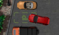 Parking voiture rouge