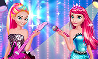 Relooking Elsa et Anna en rockeuse