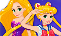 Habiller les princesses Disney en Sailor Moon