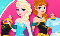 Princesses Disney qui s'échangent leurs vêtements